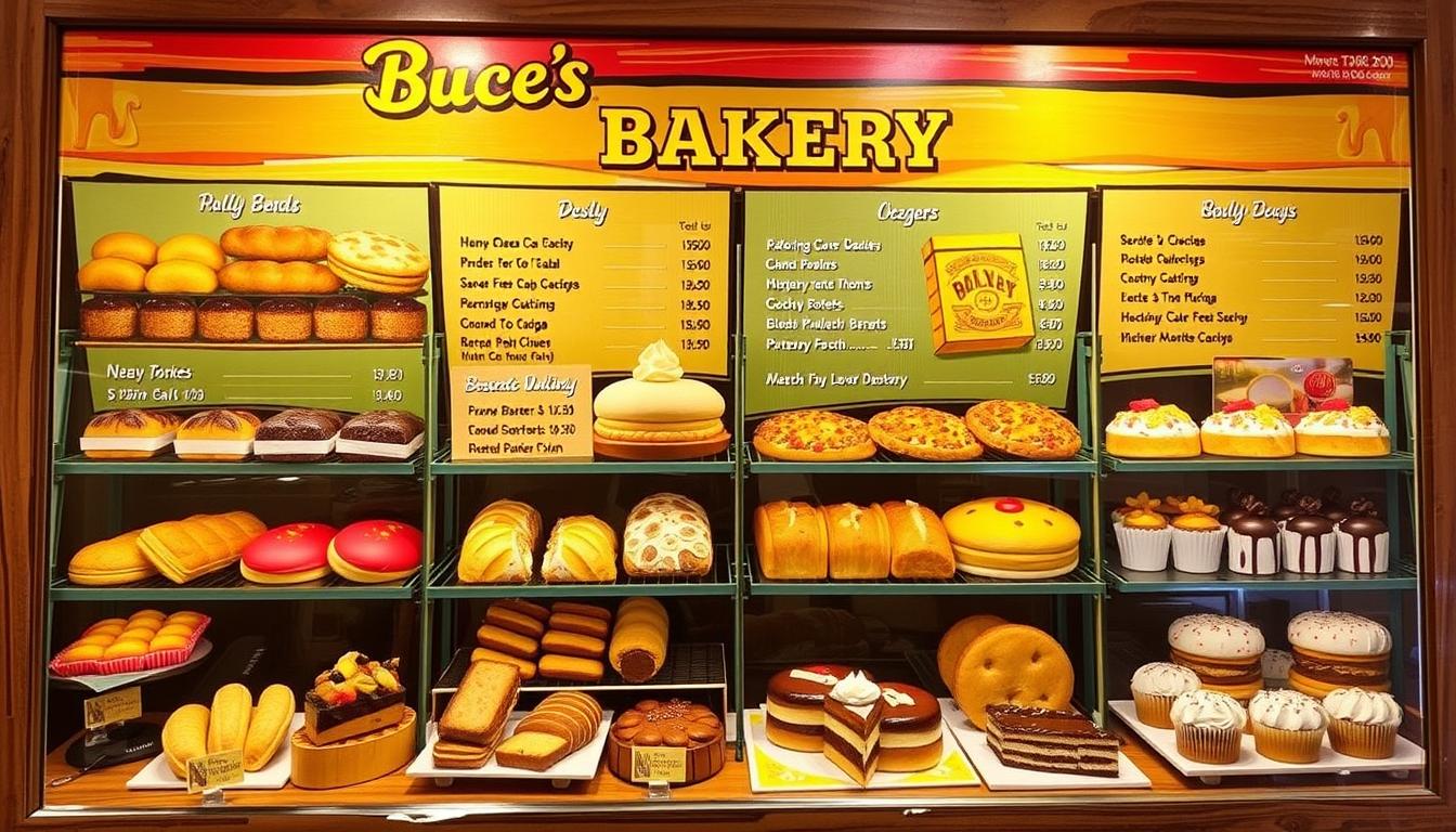Buc-ee's Bakery Menu