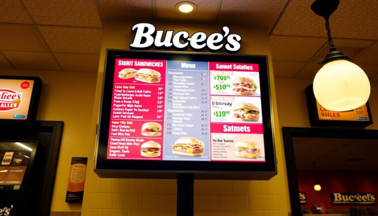 Buc-ee's Sandwich Menu