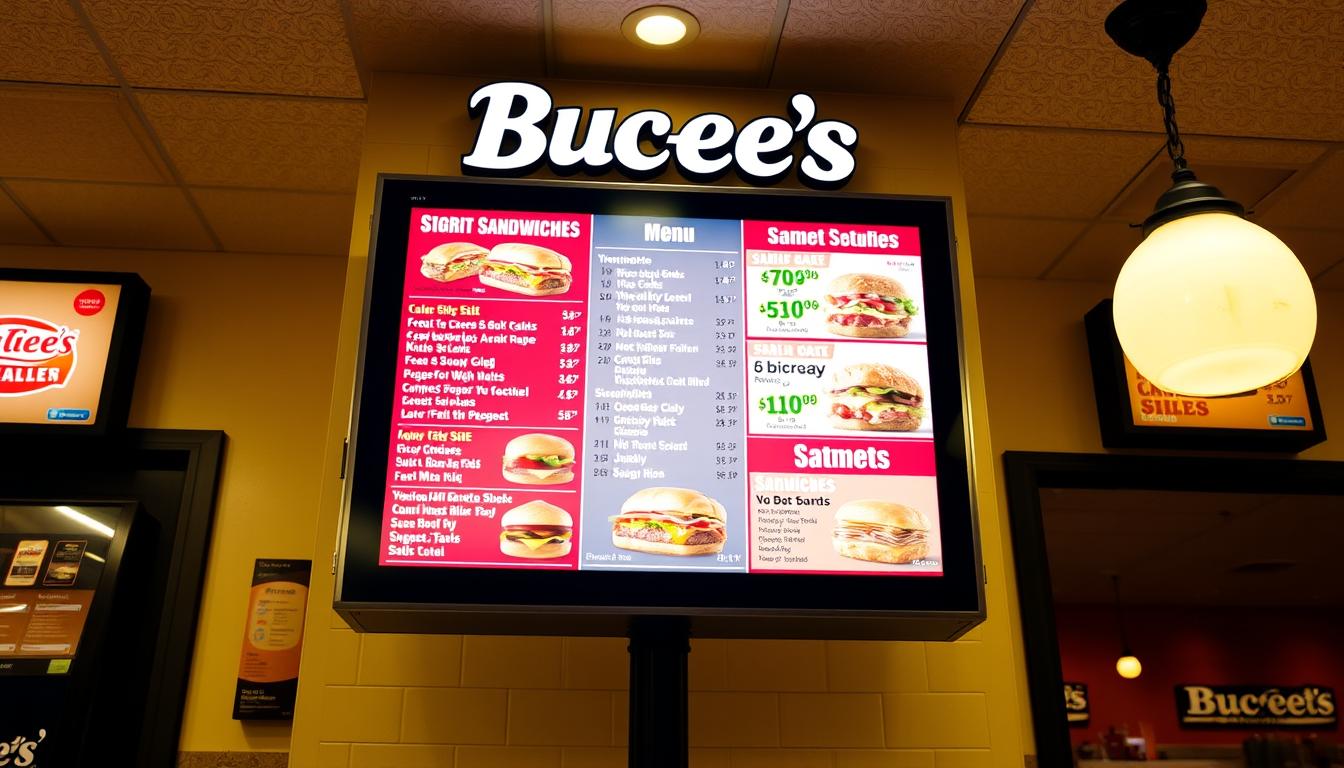 Buc-ee's Sandwich Menu