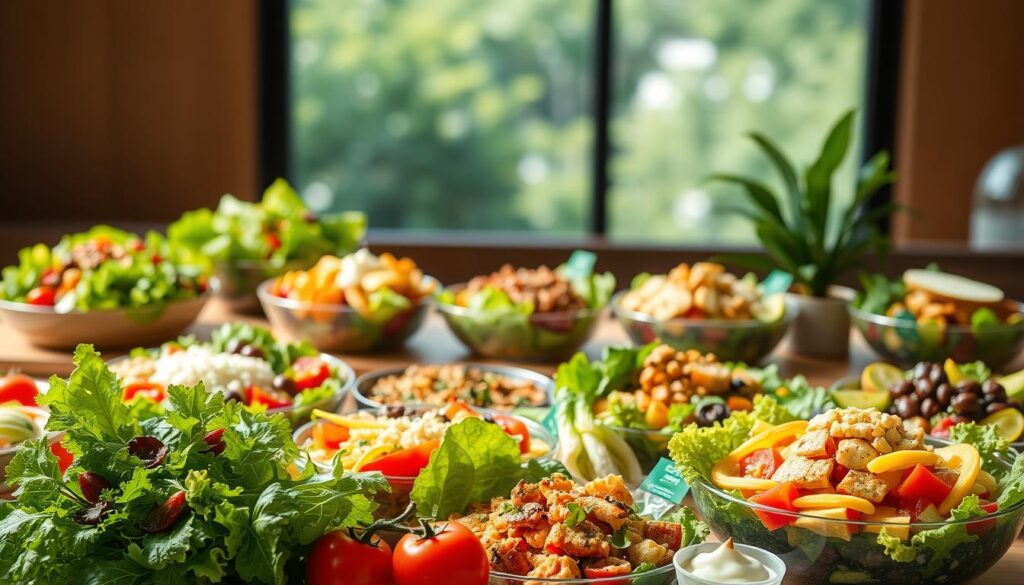 Starbucks menu choices salads