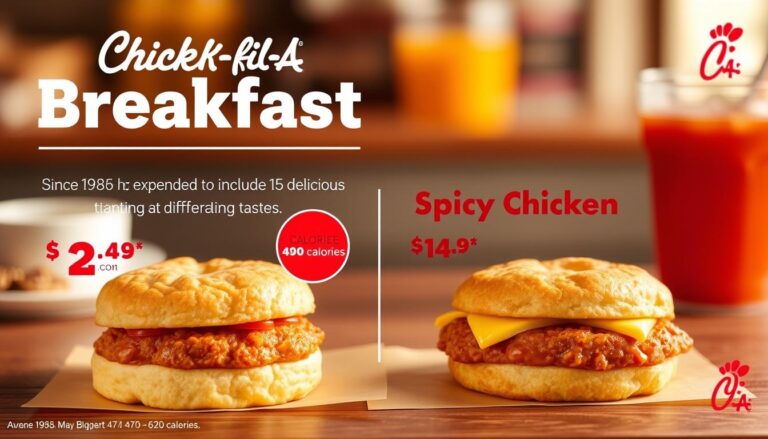 chick fil a breakfast menu