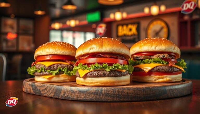 dairy queen burgers menu