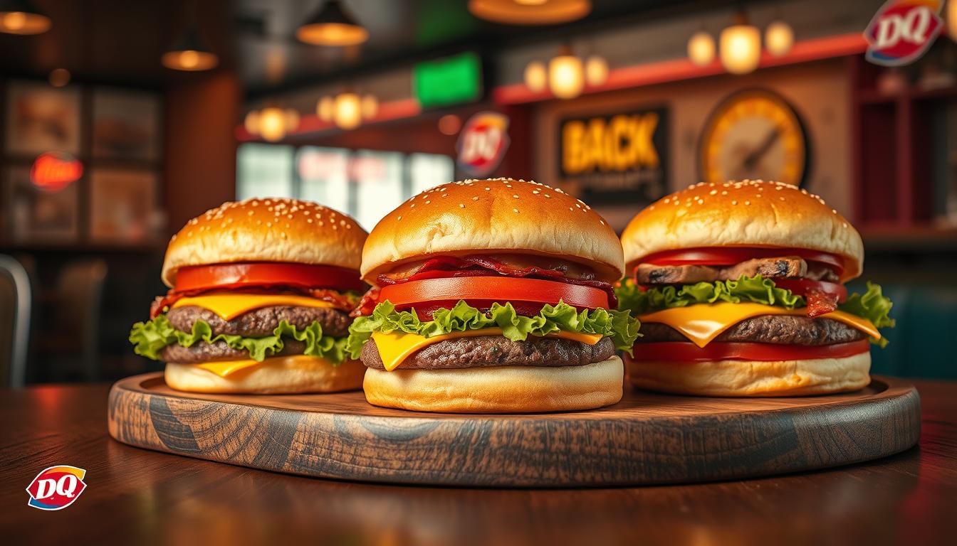 dairy queen burgers menu