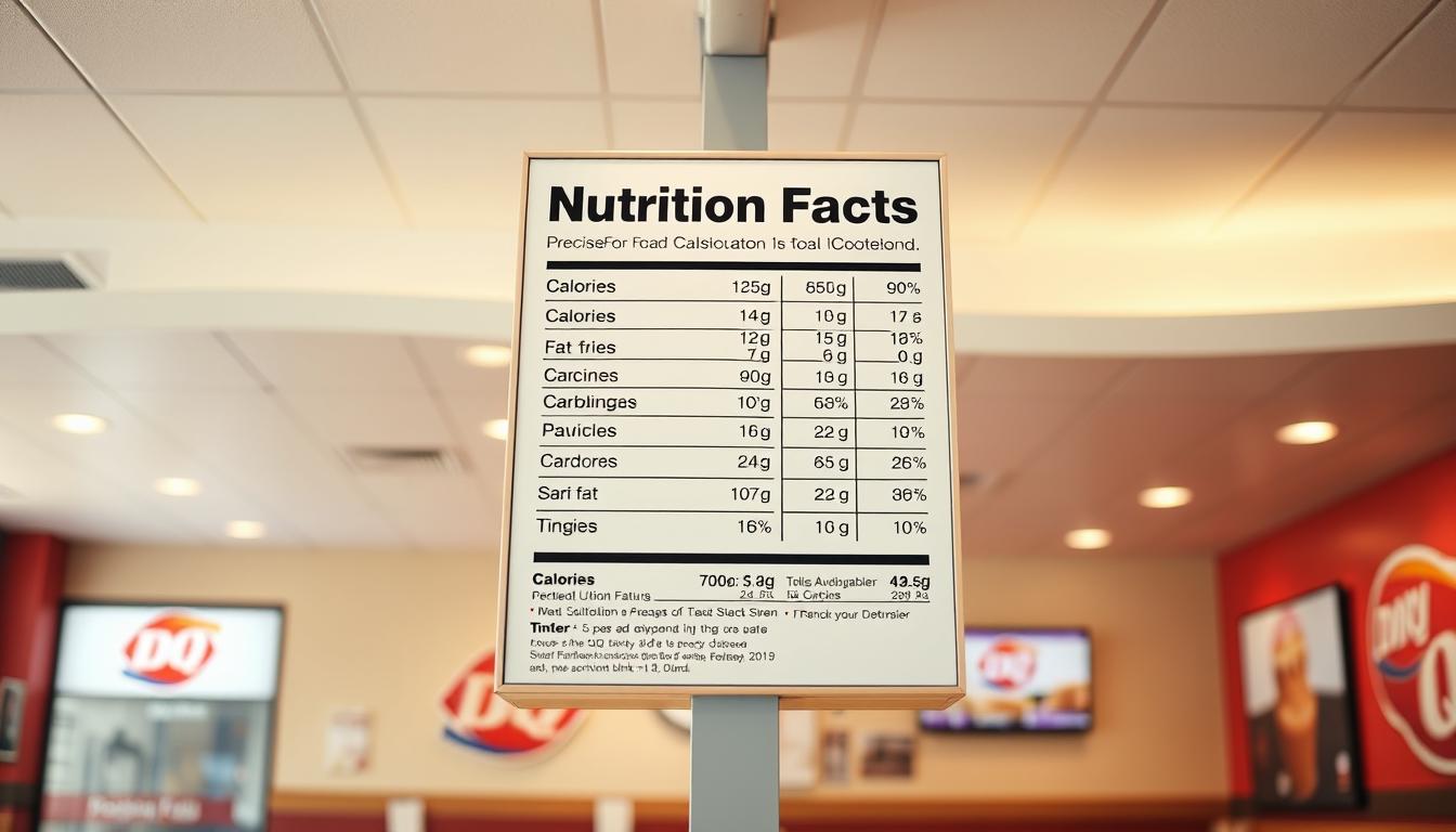dairy queen menu nutrition