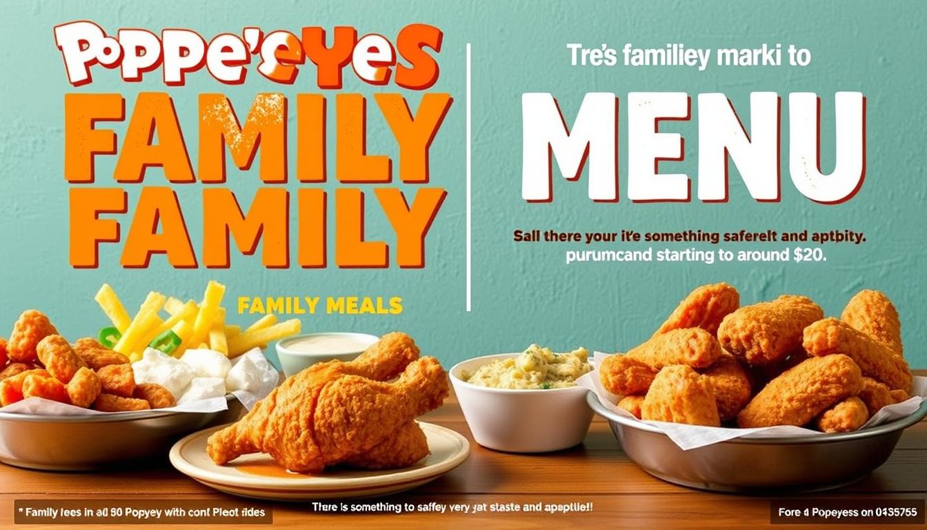 popeyes family menu