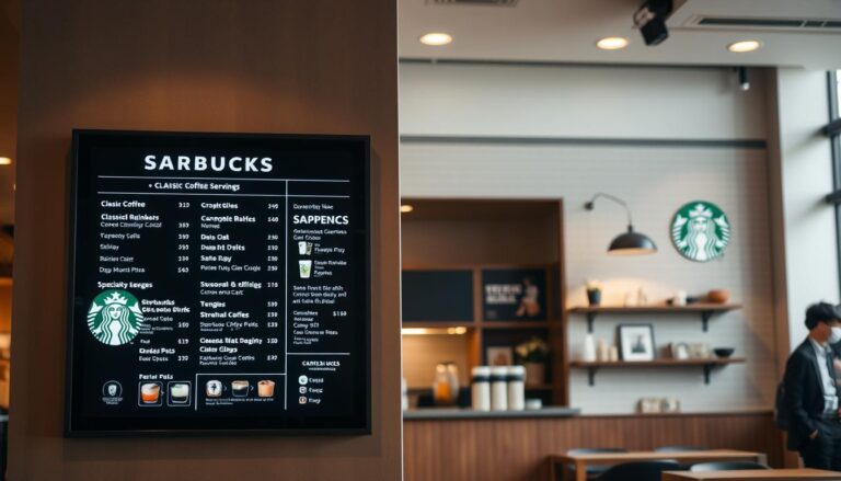 starbucks coffee menu