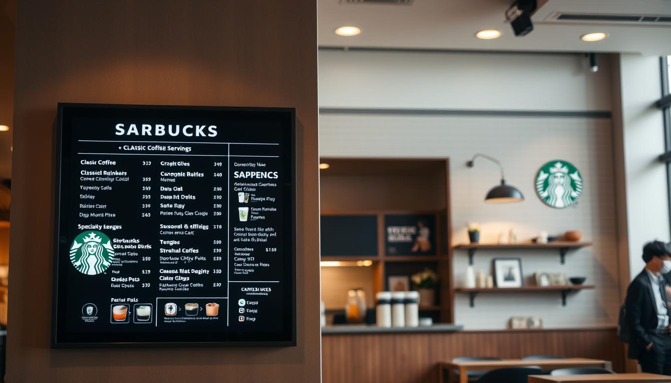 starbucks coffee menu