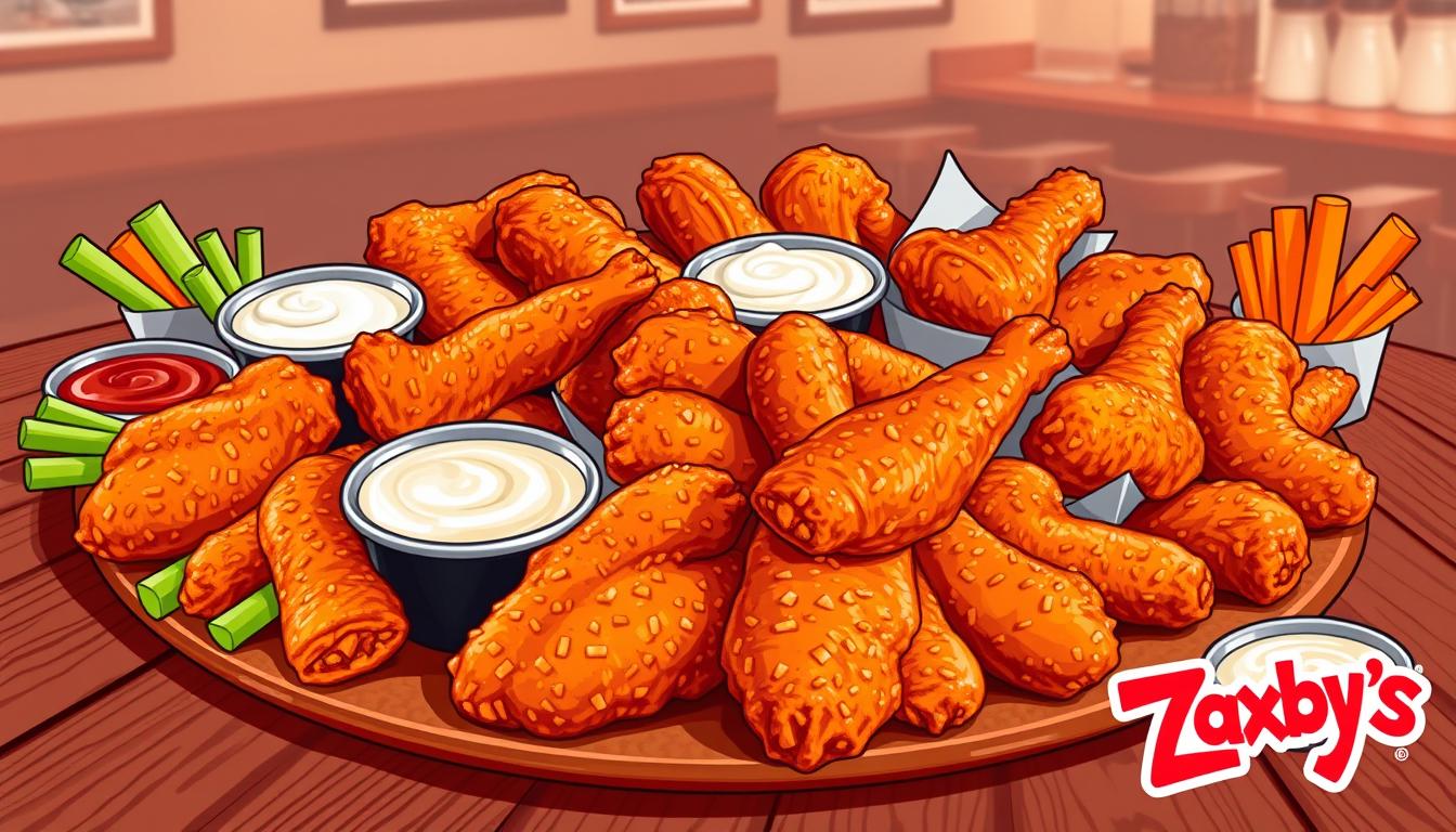 zaxby's wing menu